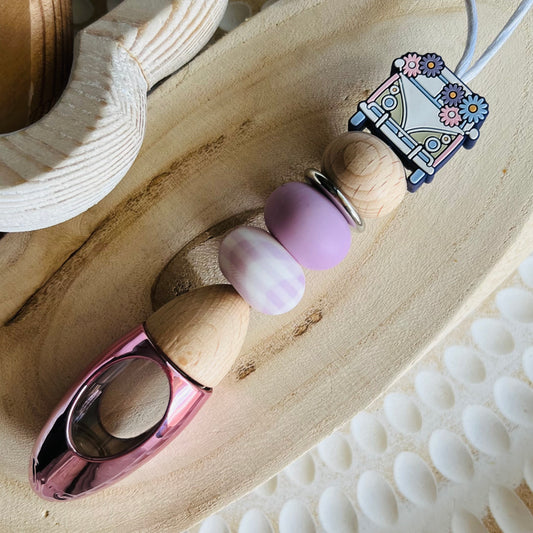 Bloomin’ Kombi Lilac Check Car Diffuser