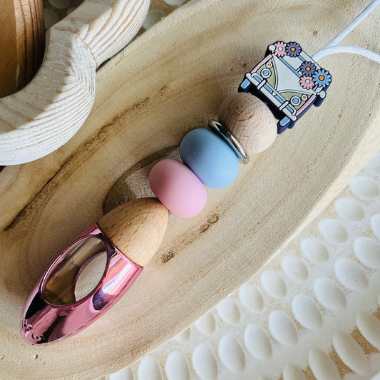 Bloomin' Kombi Blue Pink Car Diffuser