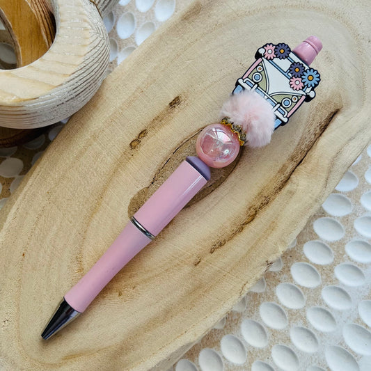 Bloomin’ Kombi Pink Fluffy Pen
