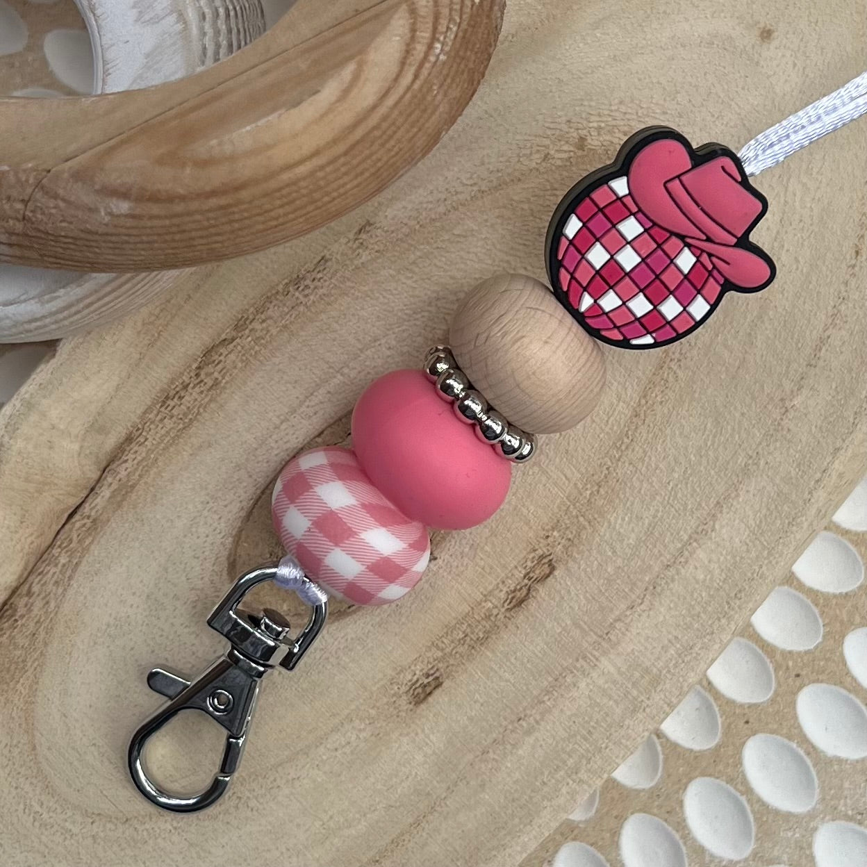 Cowgirl Disco Ball Lanyard
