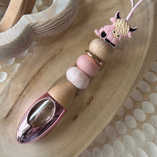 Pink Cow Print Car Diffuser