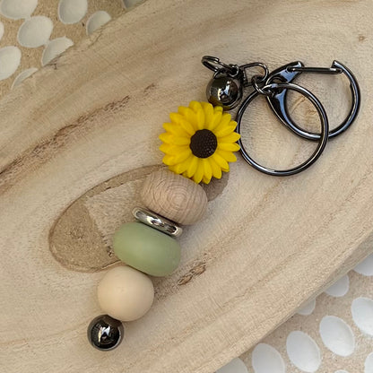 Sunflower Keyring