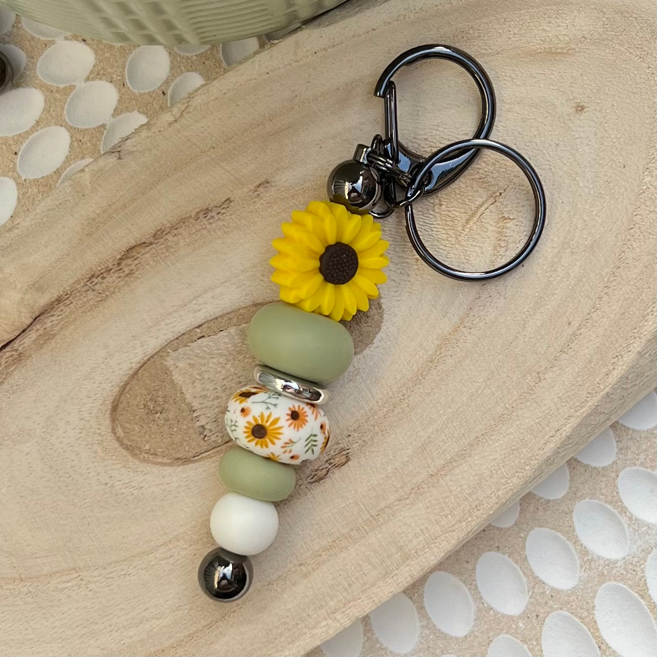 Sunflower Keyring