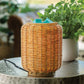 Wicker Lantern Illumination Warmer