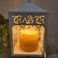 White Cottage Lantern Candle Warmer