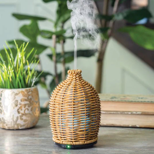 Wicker Vase Ultrasonic Aroma Diffuser